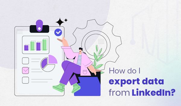 How do we export data from LinkedIn? 