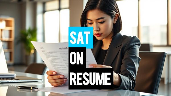 SAT Score on Resume: Essential Tips for Job Seekers